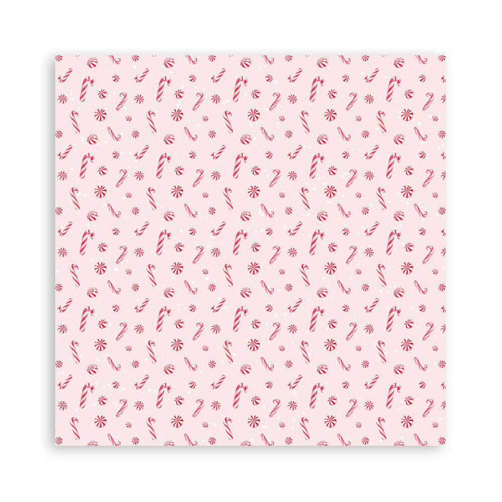 Stamperia Candy Christmas MAXI PAD 12"X12" Scrapbook Paper Pack