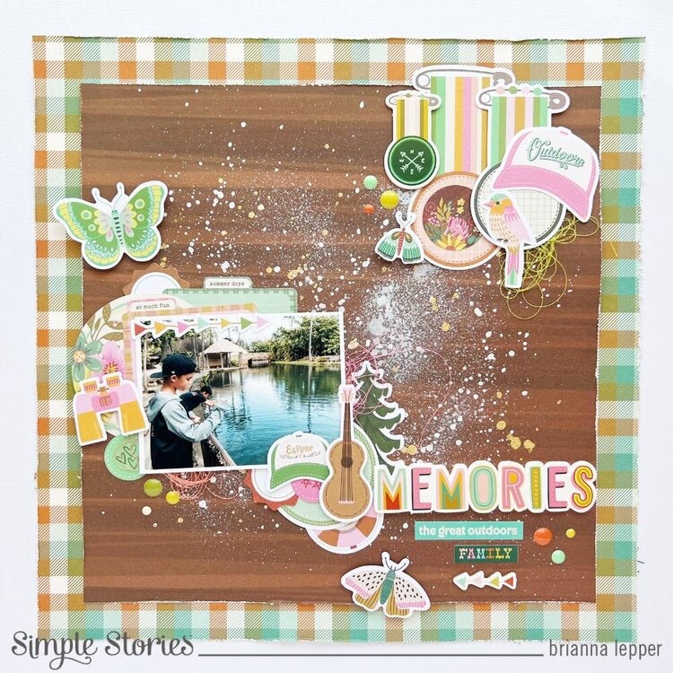 Simple Stories TRAIL MIX Bits & Pieces 63pc