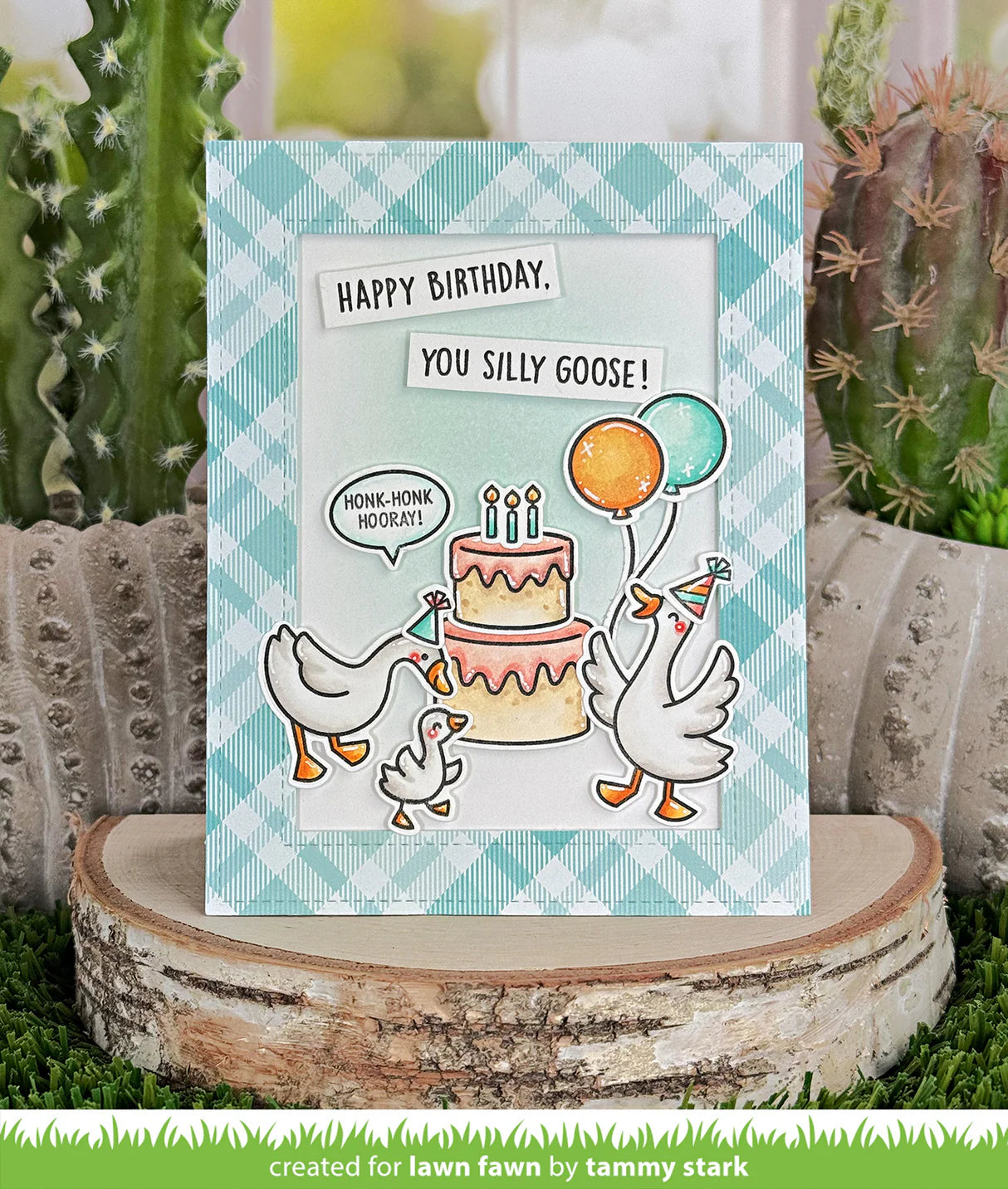 Lawn Fawn SILLY GOOSE Stamp & Die Set