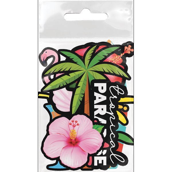 Scrapbook Customs TROPICAL FLORAL Laser Die Cut-Outs