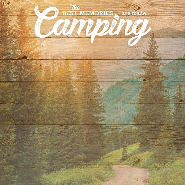 CAMPING, LIFE IS BETTER DS 12"X12" Paper Scrapbook Customs