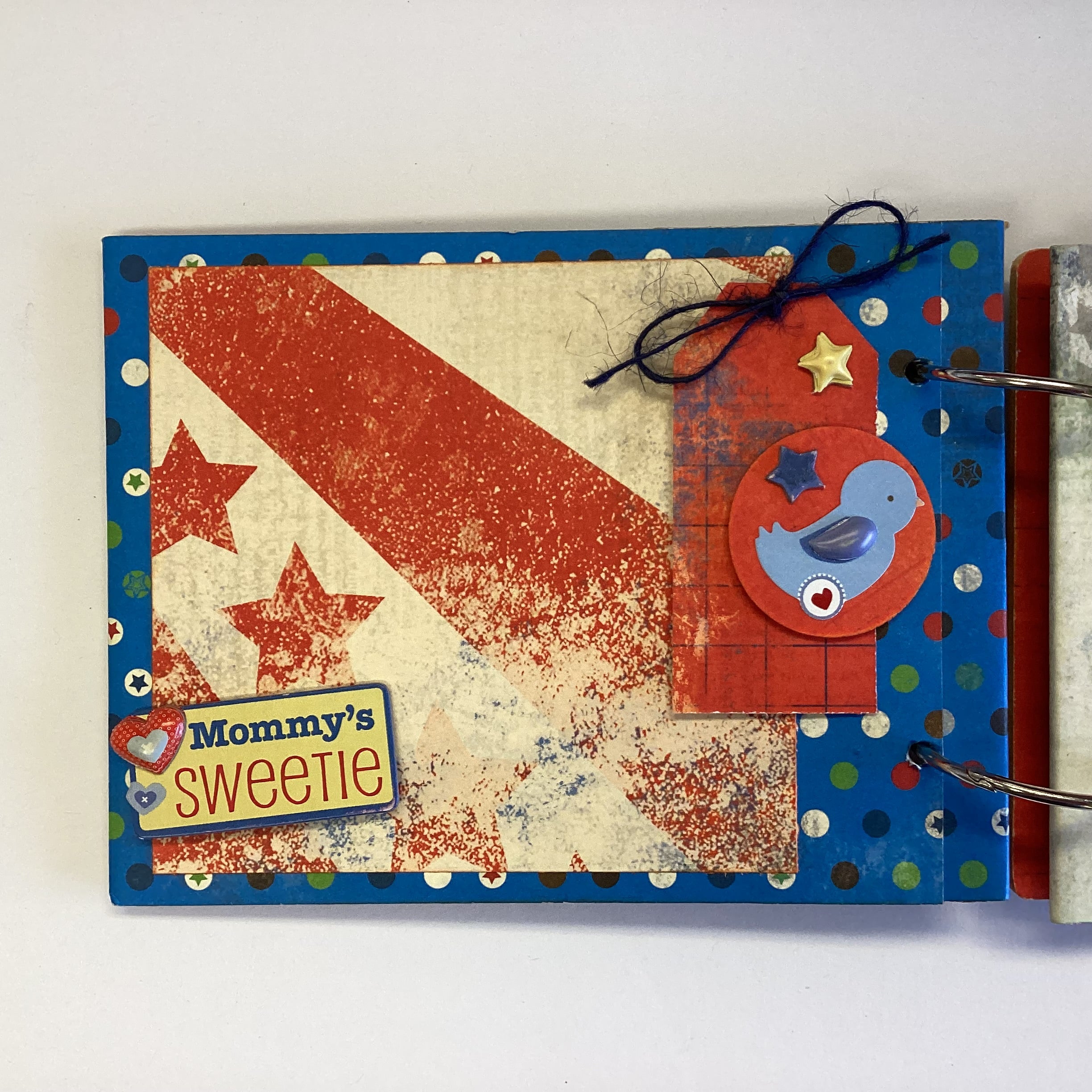 Premade BABY BOY Mini Chipboard Album