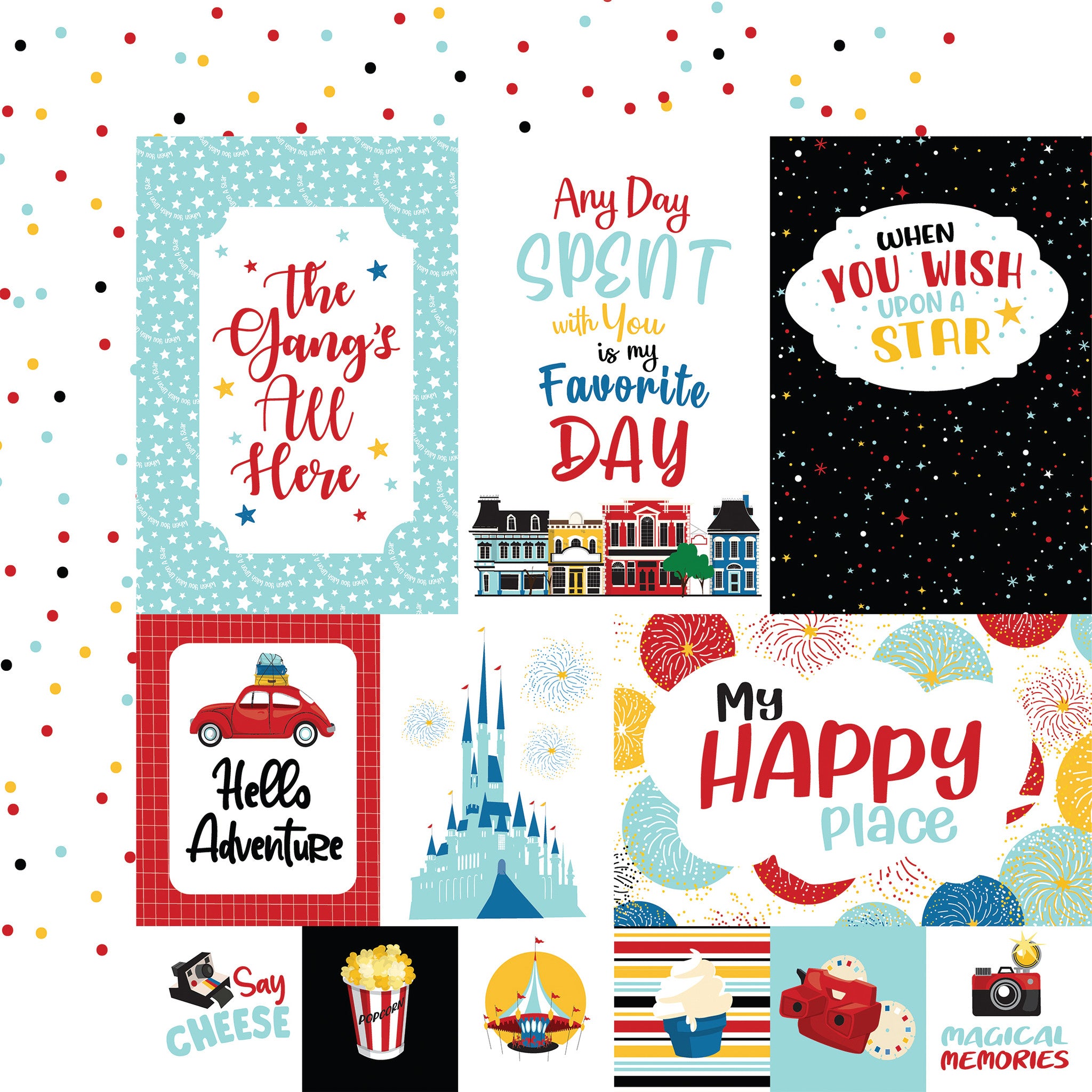 Carta Bella BELIEVE IN MAGIC 12"X12" Scrapbook Paper