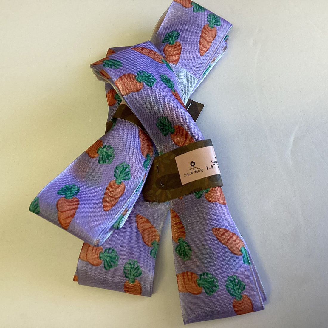 Scrapbooksrus LAVENDER CARROT Ribbon Trim 1.5”X32”