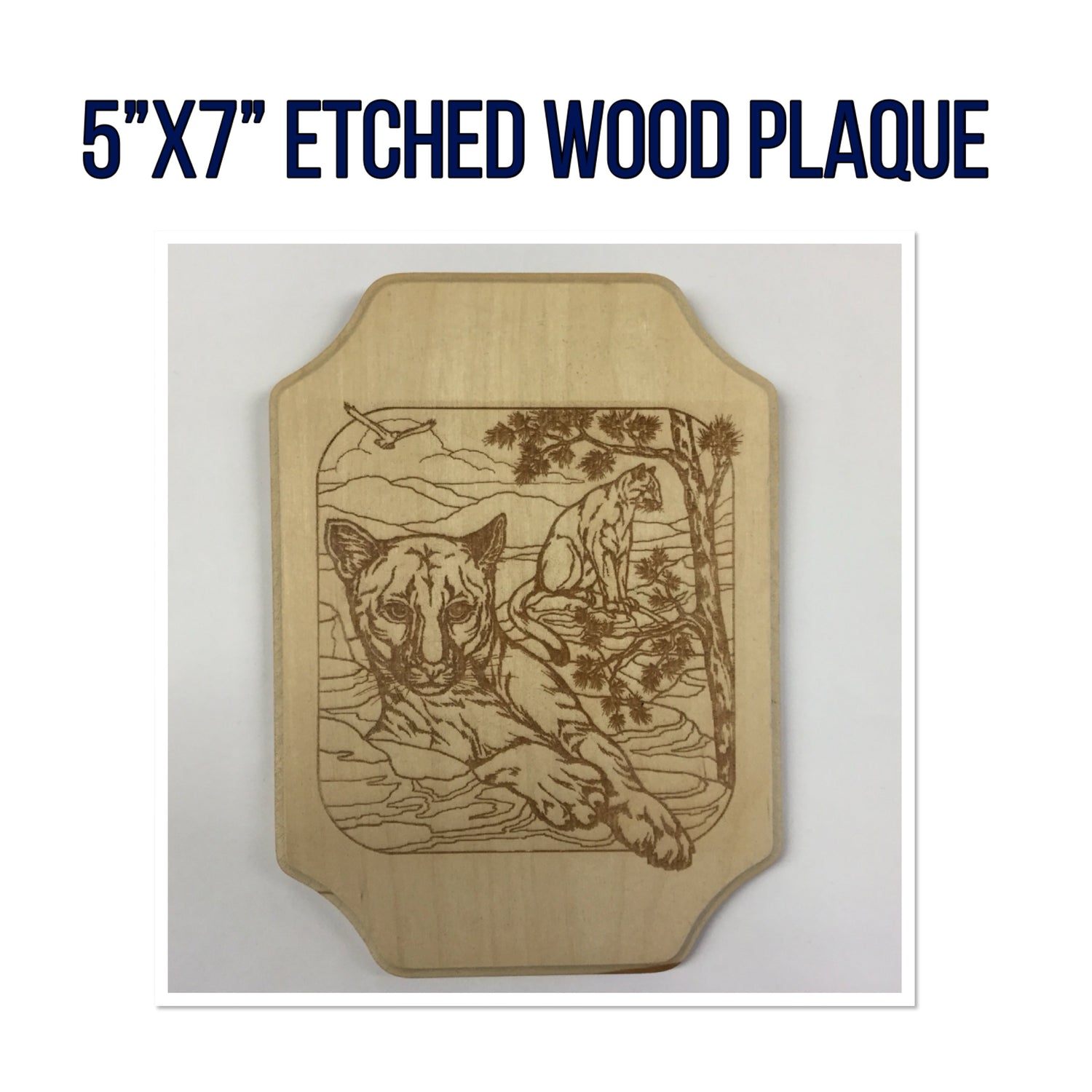 ETCHED WOOD PLAQUE Wall Art Sign Home Decor