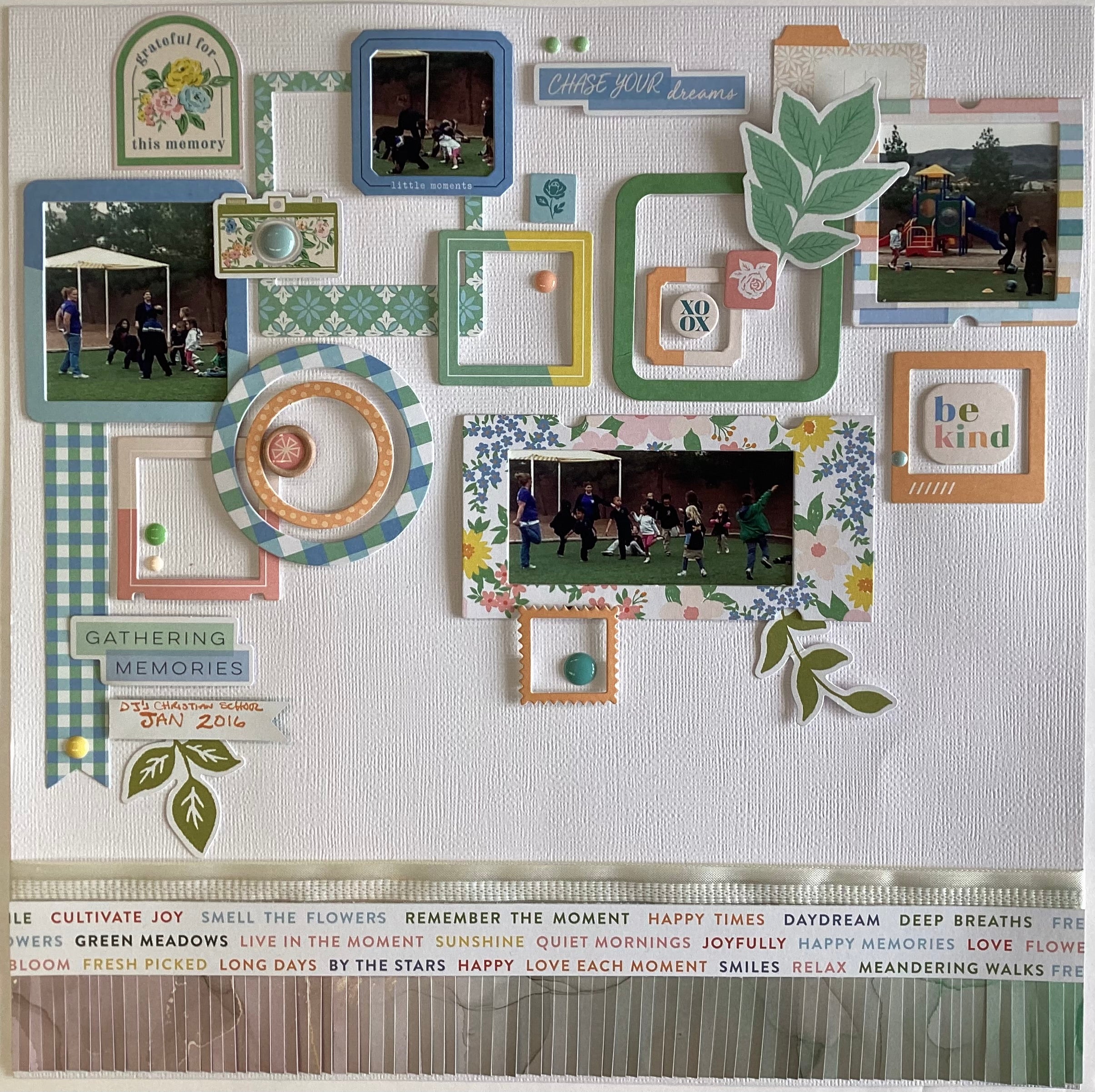 Pinkfresh Studio Flower Market CHIPBOARD FRAMES 26pc