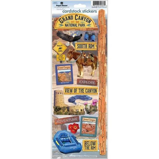 Paper House GRAND CANYON Value Pack Stickers 2Sheets