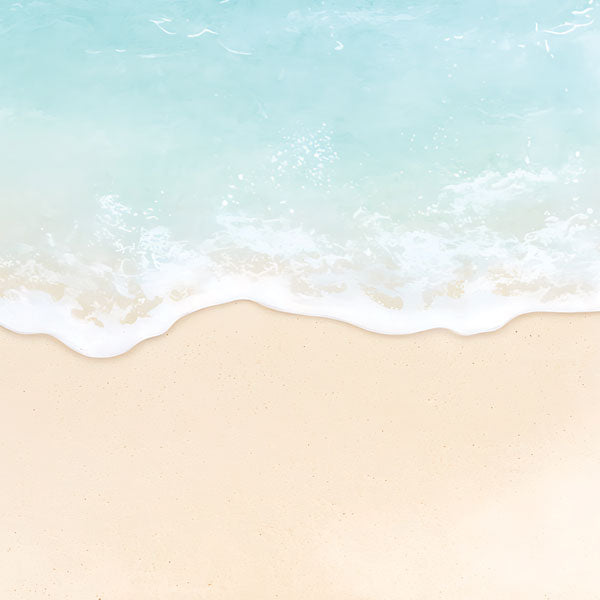 Scrapbook Customs BEACH WAVE 12X12 Scrapbook Paper