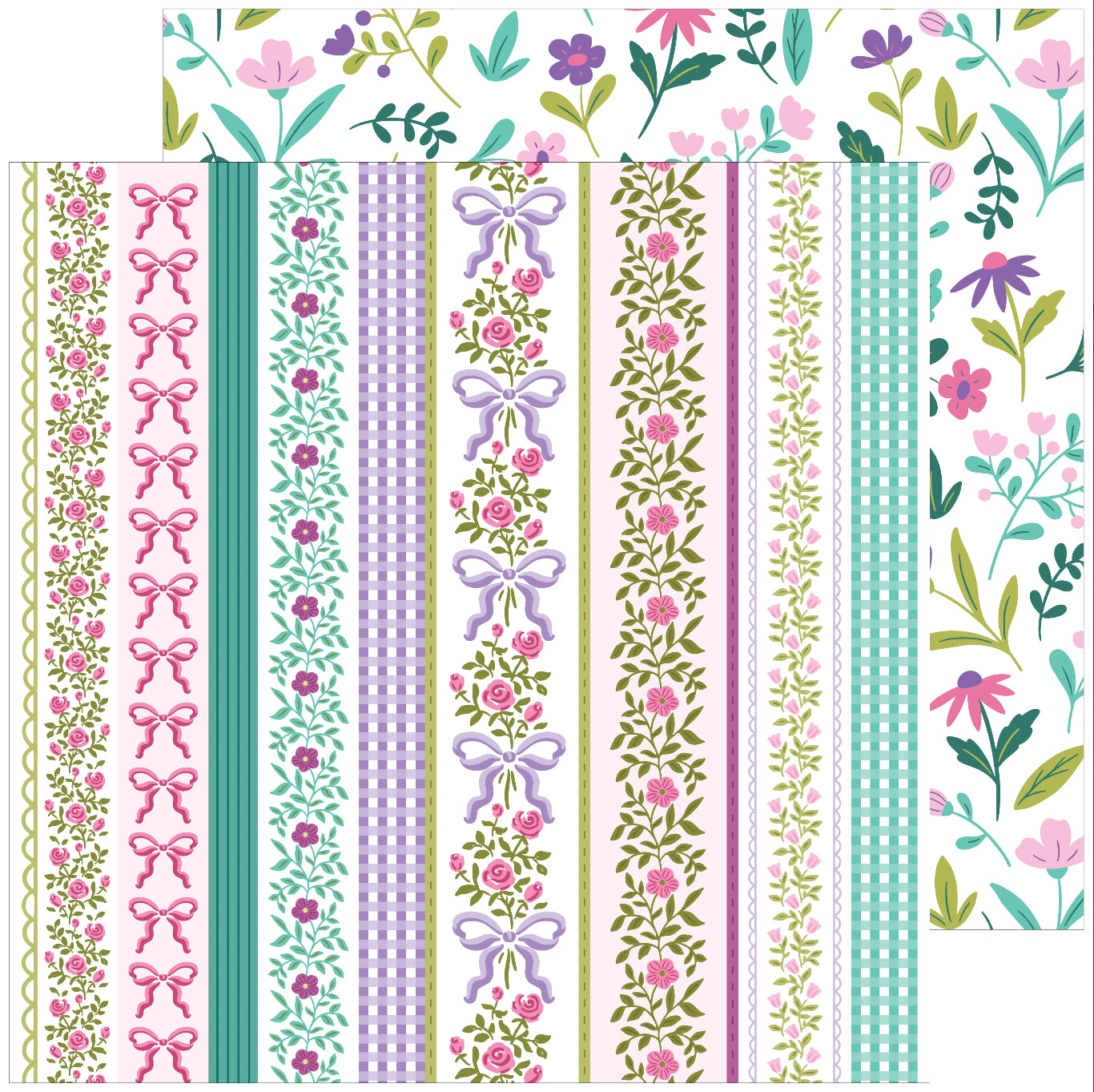Pinkfresh Paige Evans LOVELY LANE 12”X12” Paper Pack