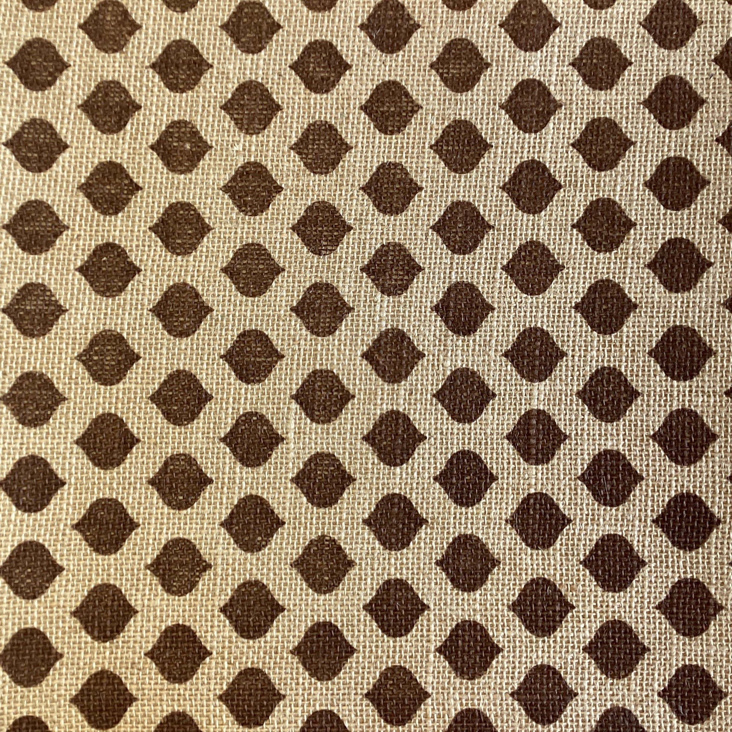 DCWV PRINTED BURLAP 12”x12” Real Burlap Fabric