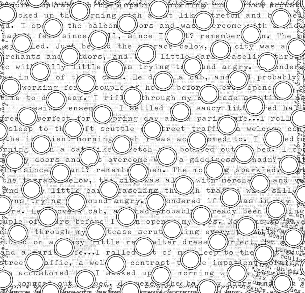 Prima IOD PAINTABLES 12"X12" Watercolor Scrapbook Paper