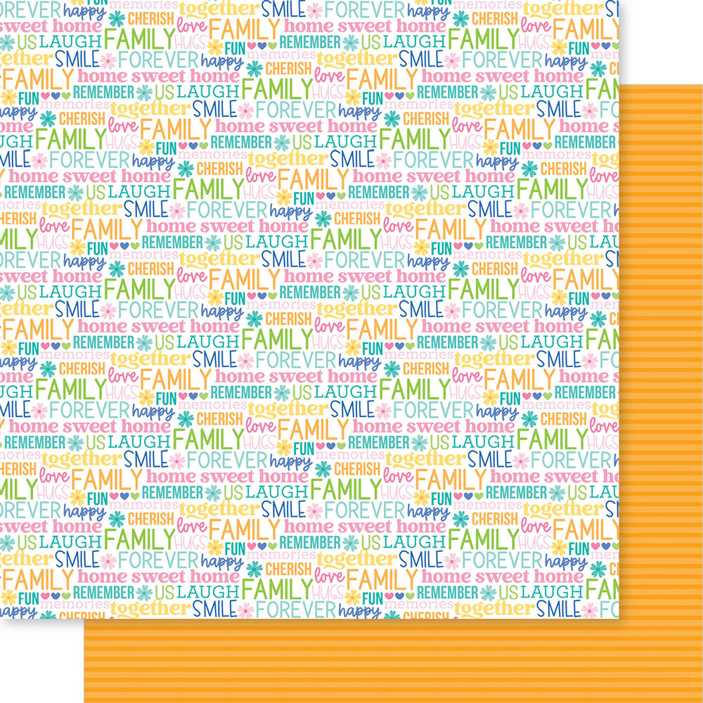 Bella Blvd LOVE GROWS HERE 12"X12" Scrapbook Paper