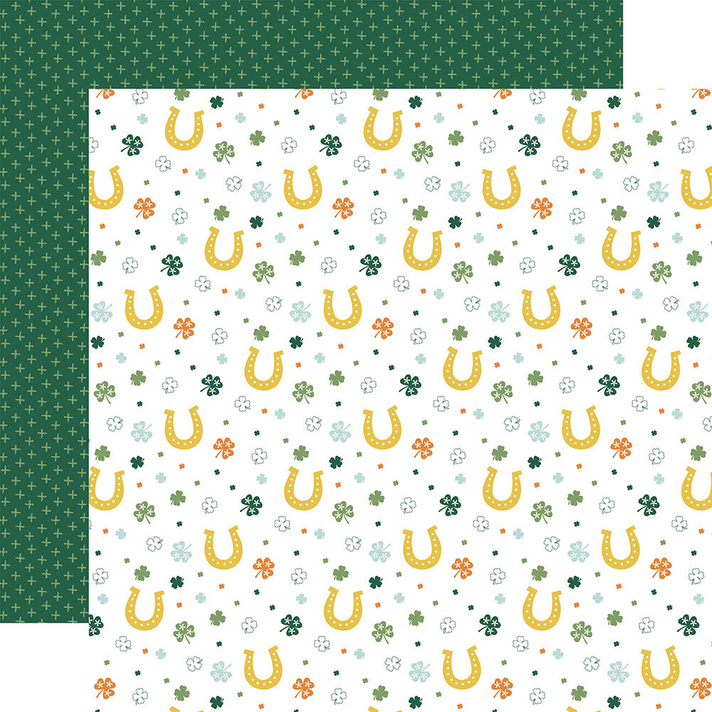 Echo Park LUCKY CHARM 12"X12" Scrapbook Paper