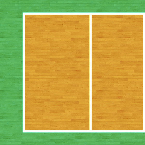 Scrapbook Customs VOLLEYBALL GO BIG KIT 12"X12" Paper 7pc