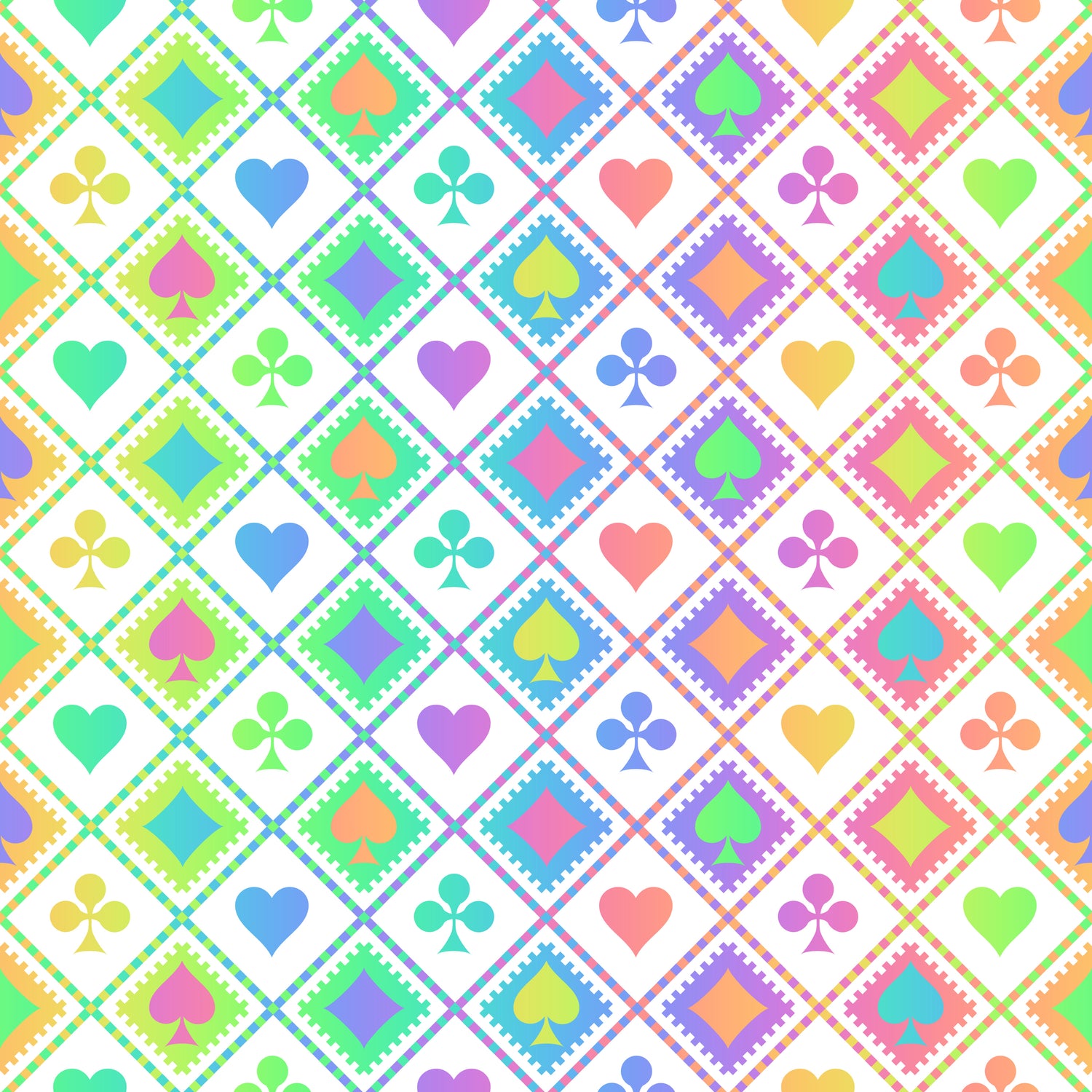 Scrapbooksrus ACE OF RAINBOW PACK 12pc 12"X12" Scrapbook Paper