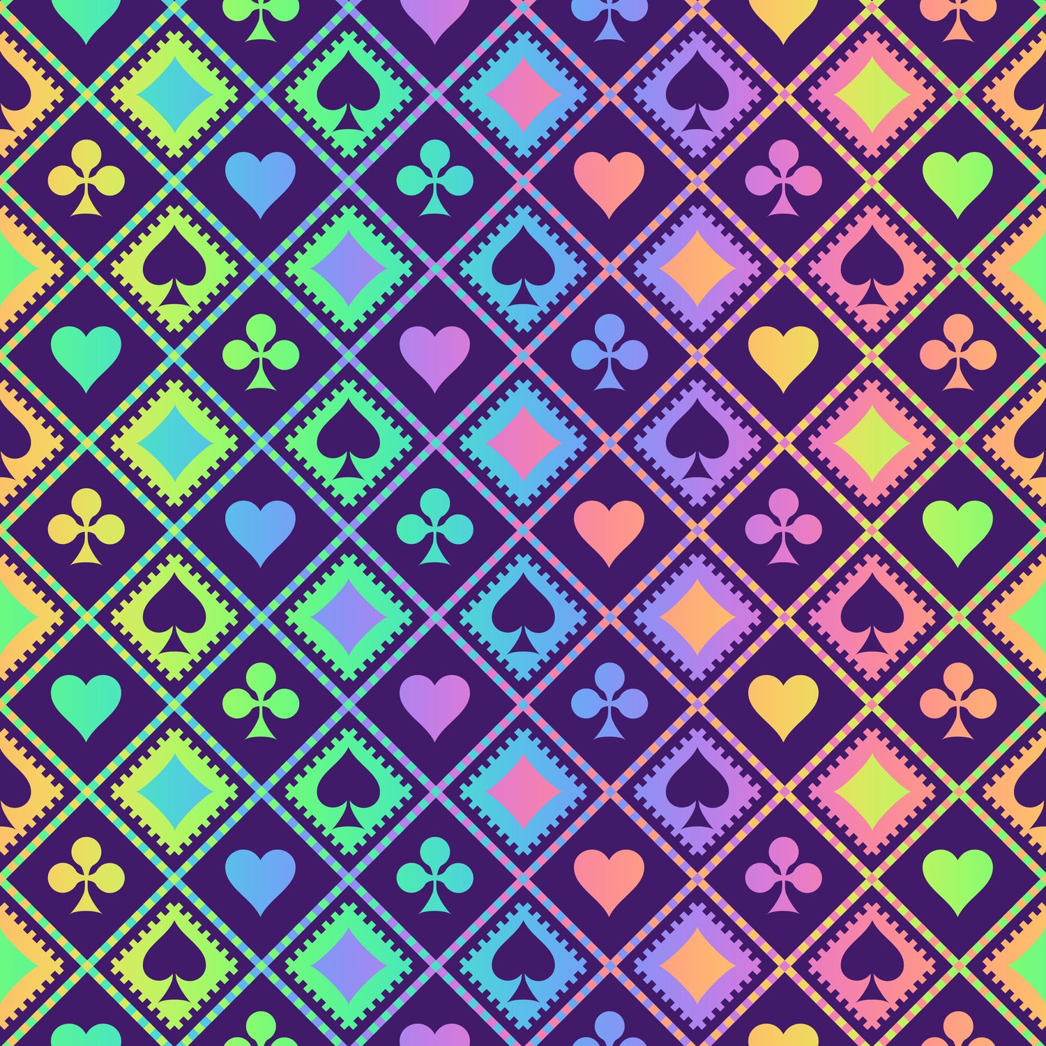 Scrapbooksrus ACE OF RAINBOW PACK 12pc 12"X12" Scrapbook Paper