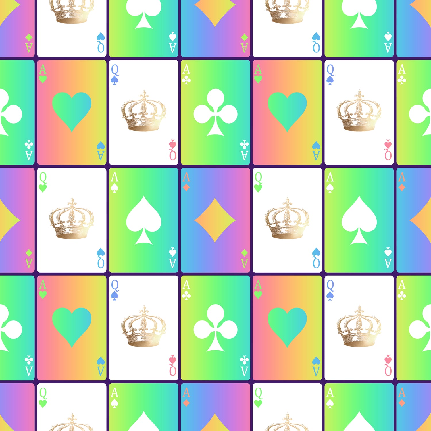 Scrapbooksrus ACE OF RAINBOW PACK 12pc 12"X12" Scrapbook Paper