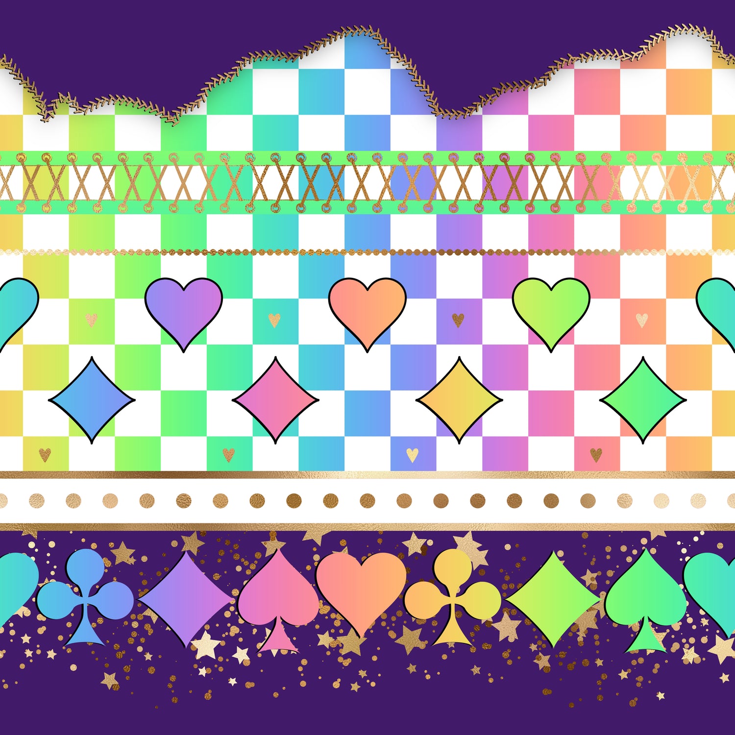 Scrapbooksrus ACE OF RAINBOW PACK 12pc 12"X12" Scrapbook Paper