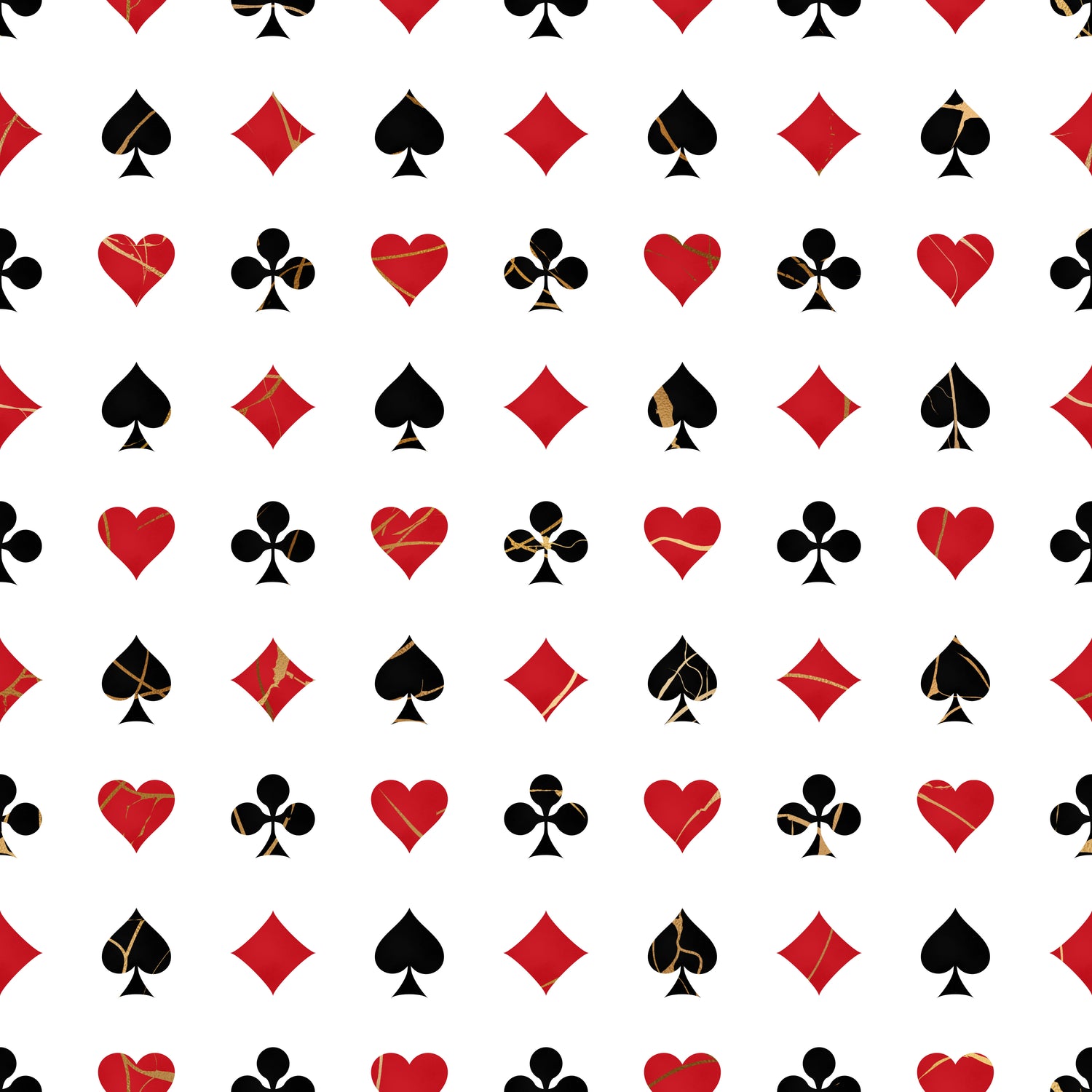 Scrapbooksrus ACE OF HEARTS PACK 12pc 12"X12" Scrapbook Paper