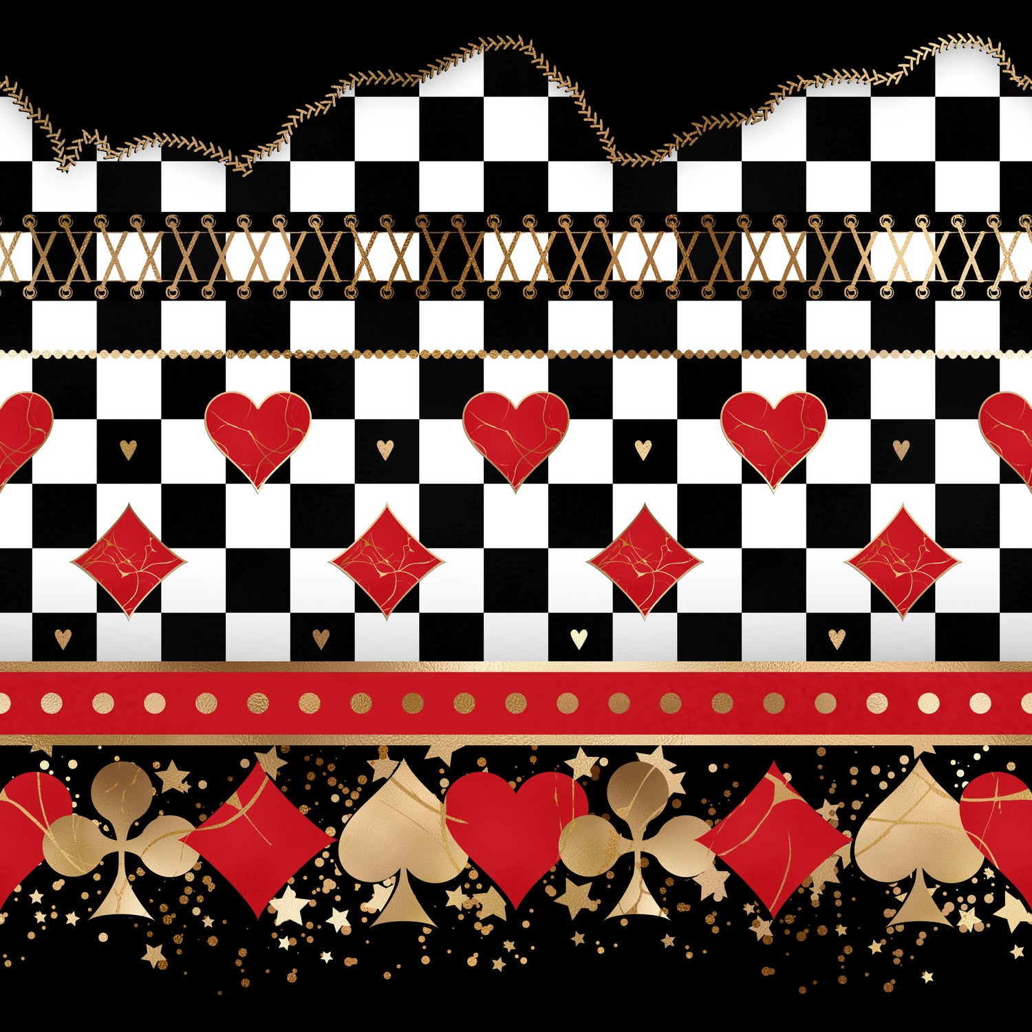 Scrapbooksrus ACE OF HEARTS PACK 12pc 12"X12" Scrapbook Paper