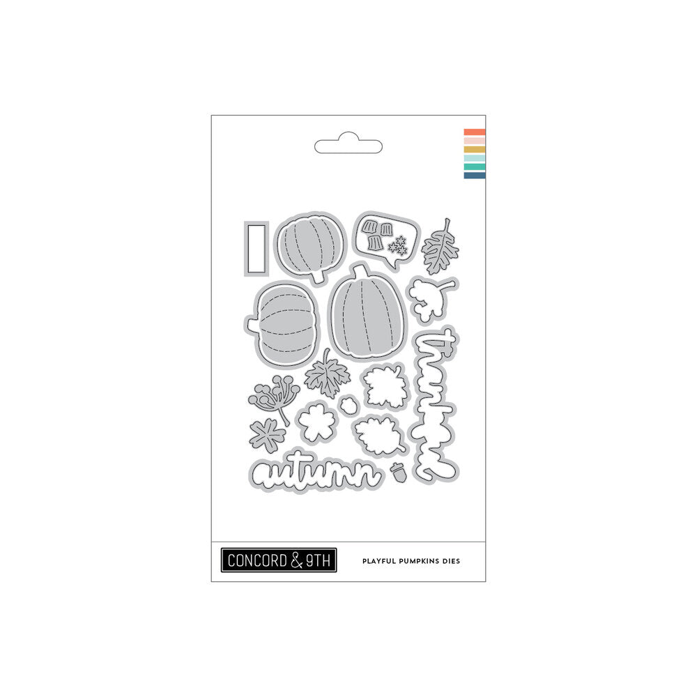 Concord & 9th PLAYFUL PUMPKINS Dies 22pc.