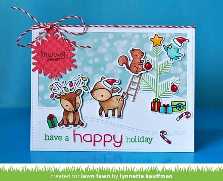 Lawn Fawn HAPPY HAPPY HAPPY ADD-ON Stamp & Die Set
