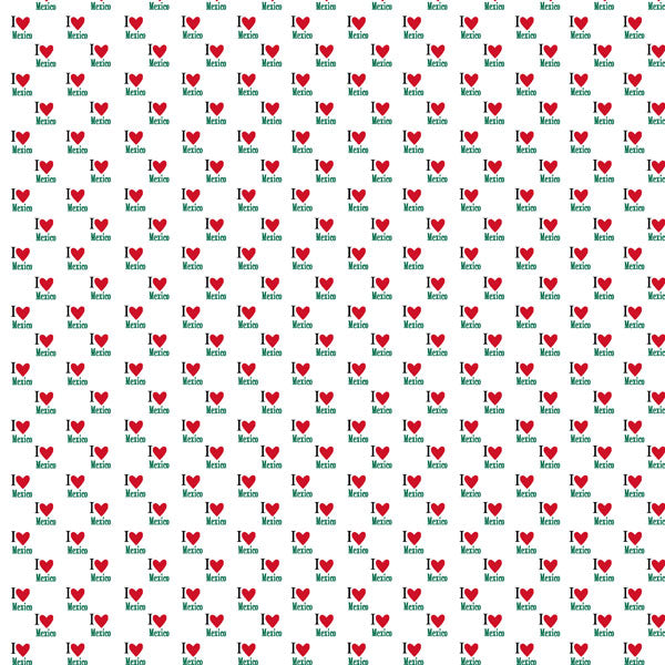 Mexico 12"X12" MEXICO ADVENTURE MAP Travel Scrapbook Papers