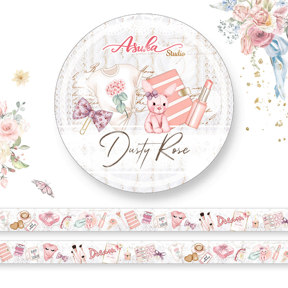 Asuka Studio DUSTY ROSE Washi Tape