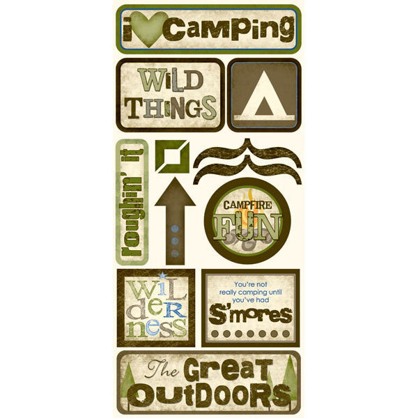 Scrapbook Customs CAMPING