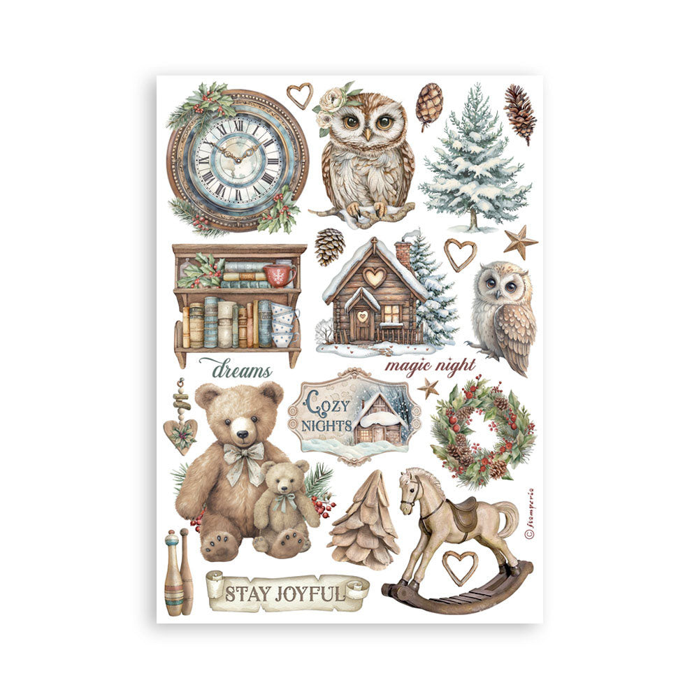 Stamperia THE OWL’S HOUSE WASHI PAD 8 Sheets