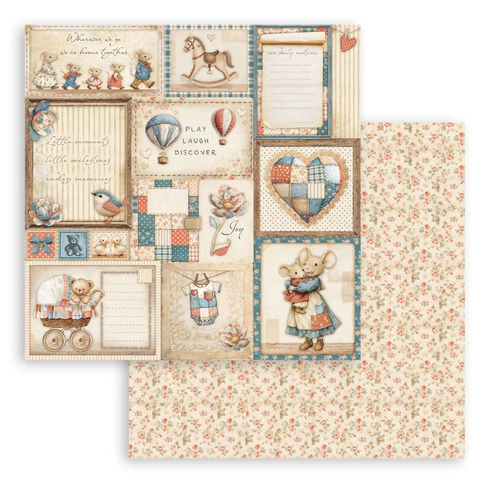 Stamperia BABY 12"X12" Mini Paper Pad