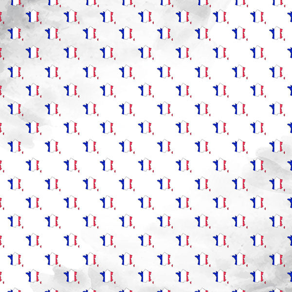 Scrapbooksrus FRANCE MEMORIES 12”X12” Scrapbook Kit