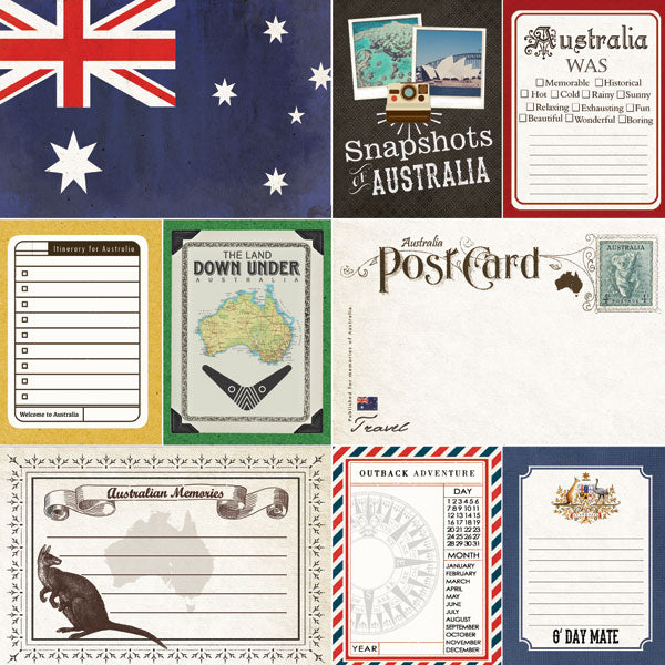 Scrapbooksrus AUSTRALIA 12”X12” Scrapbook Kit