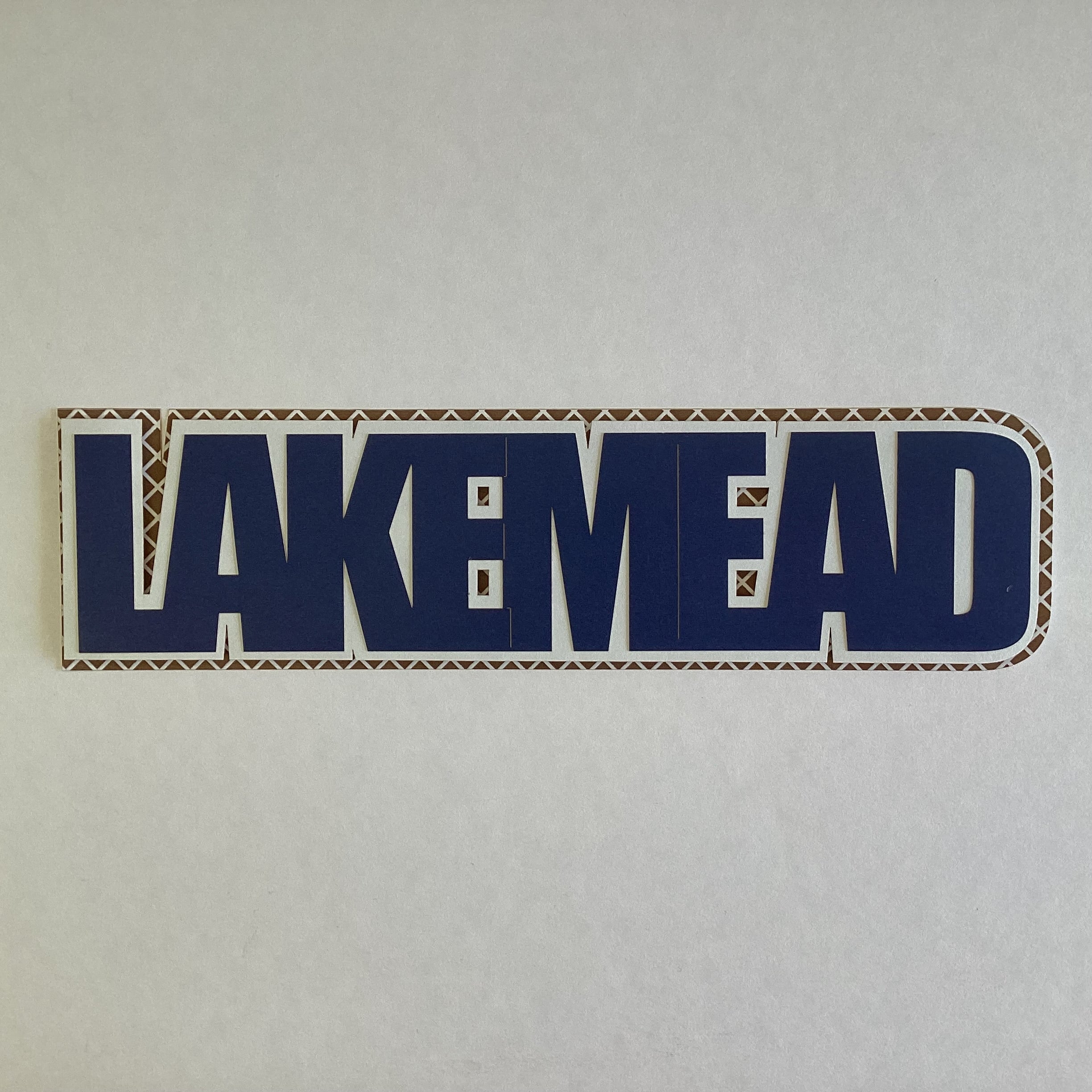 LAKE MEAD KIT 12"X12" Travel Scrapbook Paper With Laser Title