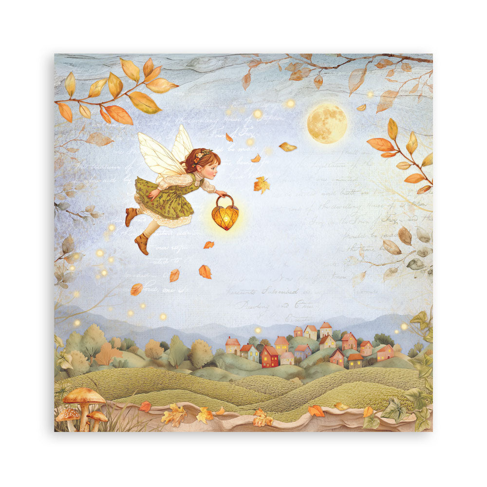 Stamperia Whispering Woods MAXI PAD 12"X12" Scrapbook Paper Pack