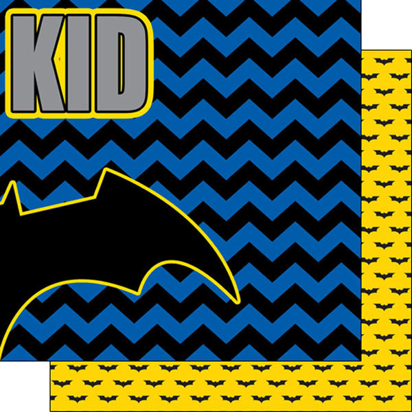Superhero BAT KID 12”X12” Scrapbook Kit