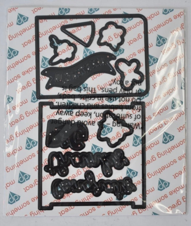 Diamond Press WISH BIG DOUBLE SLIDER Stamp Die & Plate Set