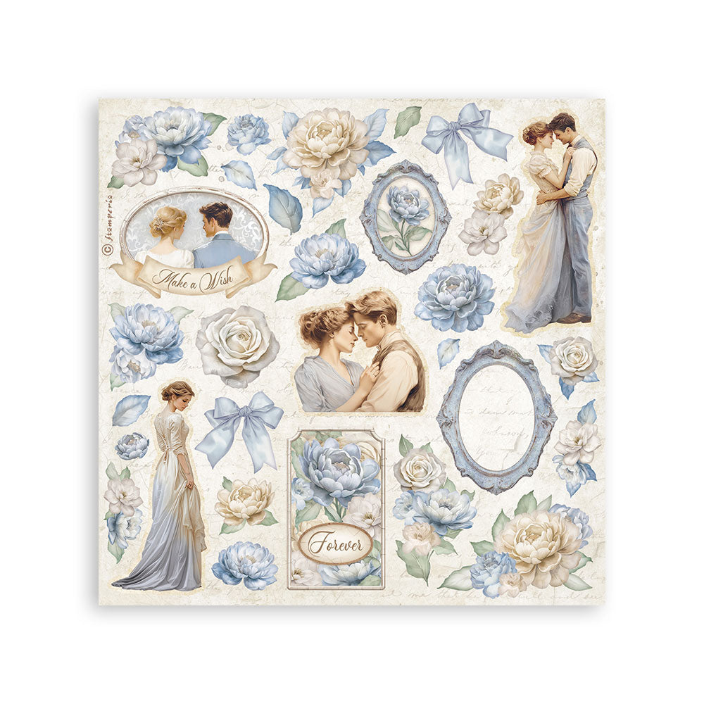 Stamperia TIMELESS Stickers 4 Sheets