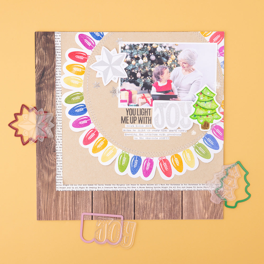 We R Makers CHRISTMAS Die & Stamp Shifters 45pc