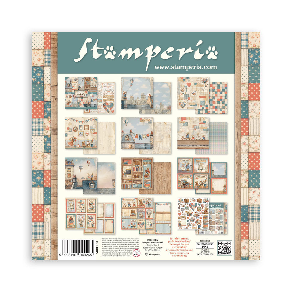 Stamperia FAMILY 12"X12" Scrapbook Paper Pad