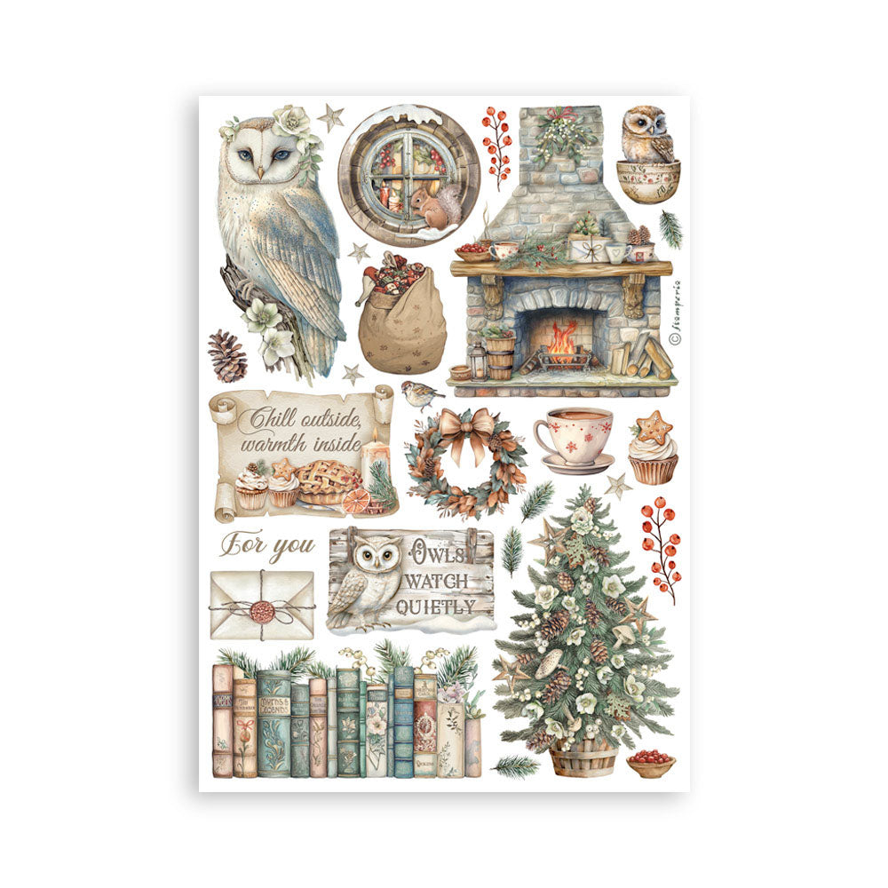 Stamperia THE OWL’S HOUSE WASHI PAD 8 Sheets