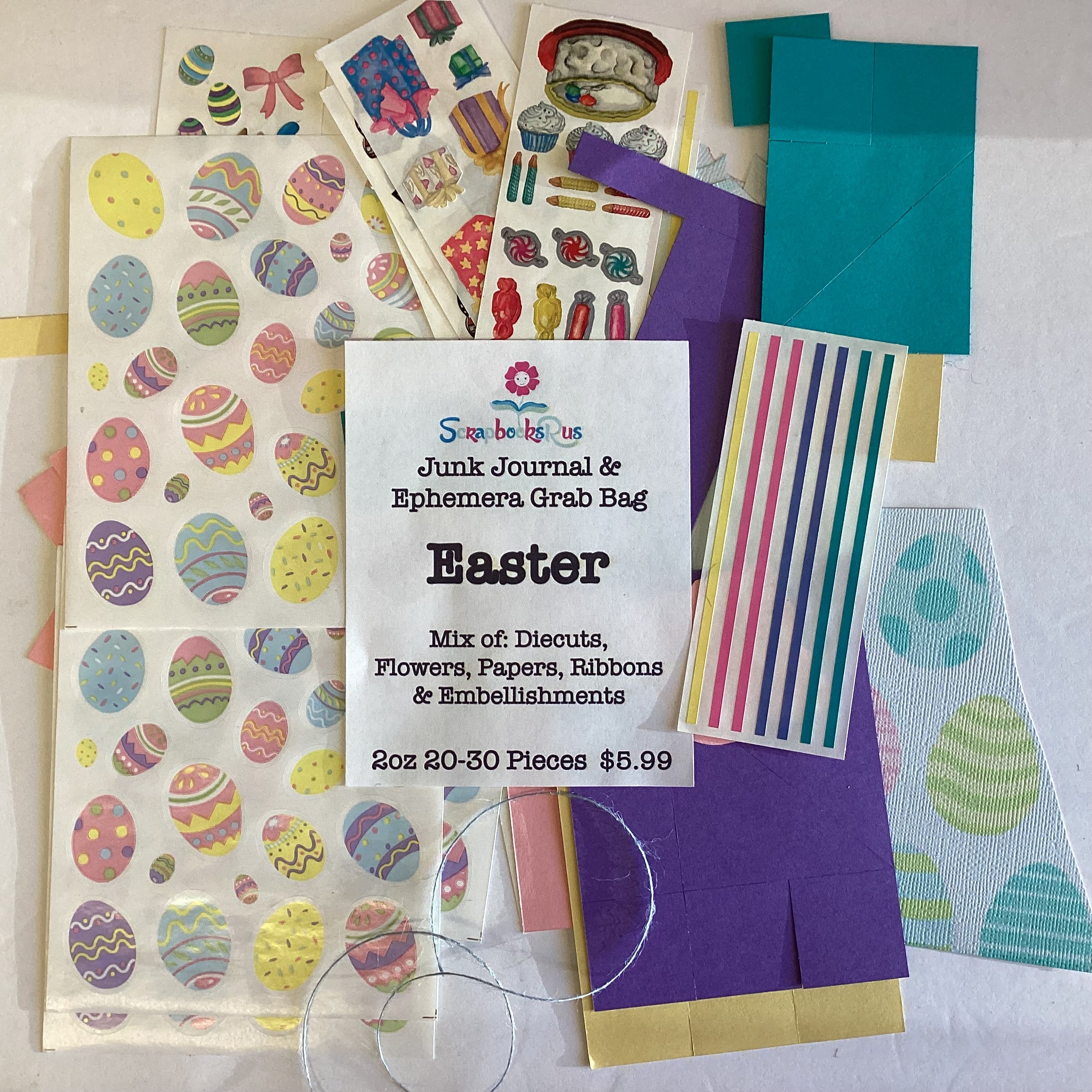 Junk Journal & Ephemera Grab Bag Themed