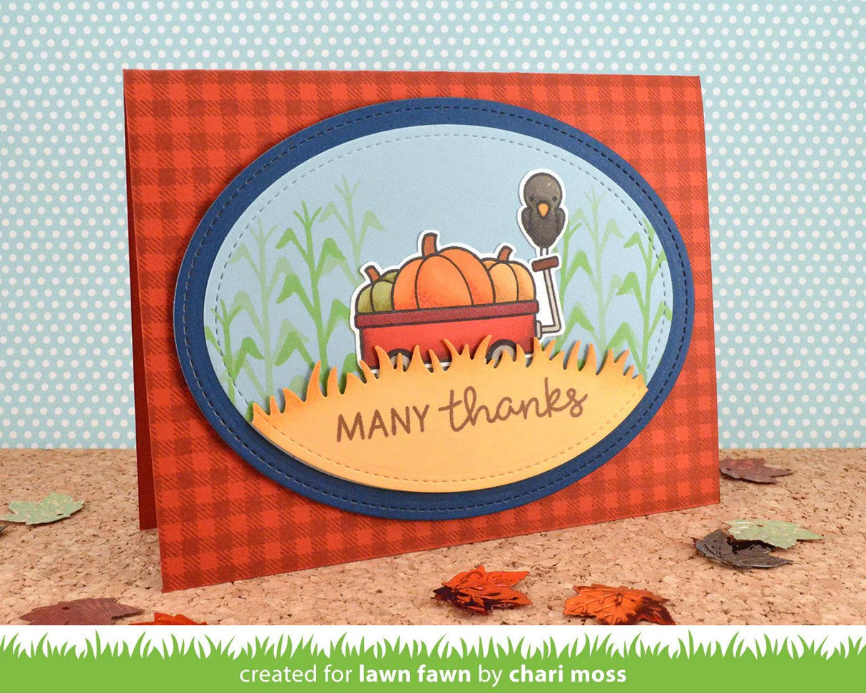 Lawn Fawn HAPPY HARVEST Stamp & Die Set