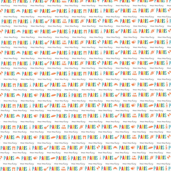 Scrapbooksrus PARIS MEMORIES 12”X12” Scrapbook Kit