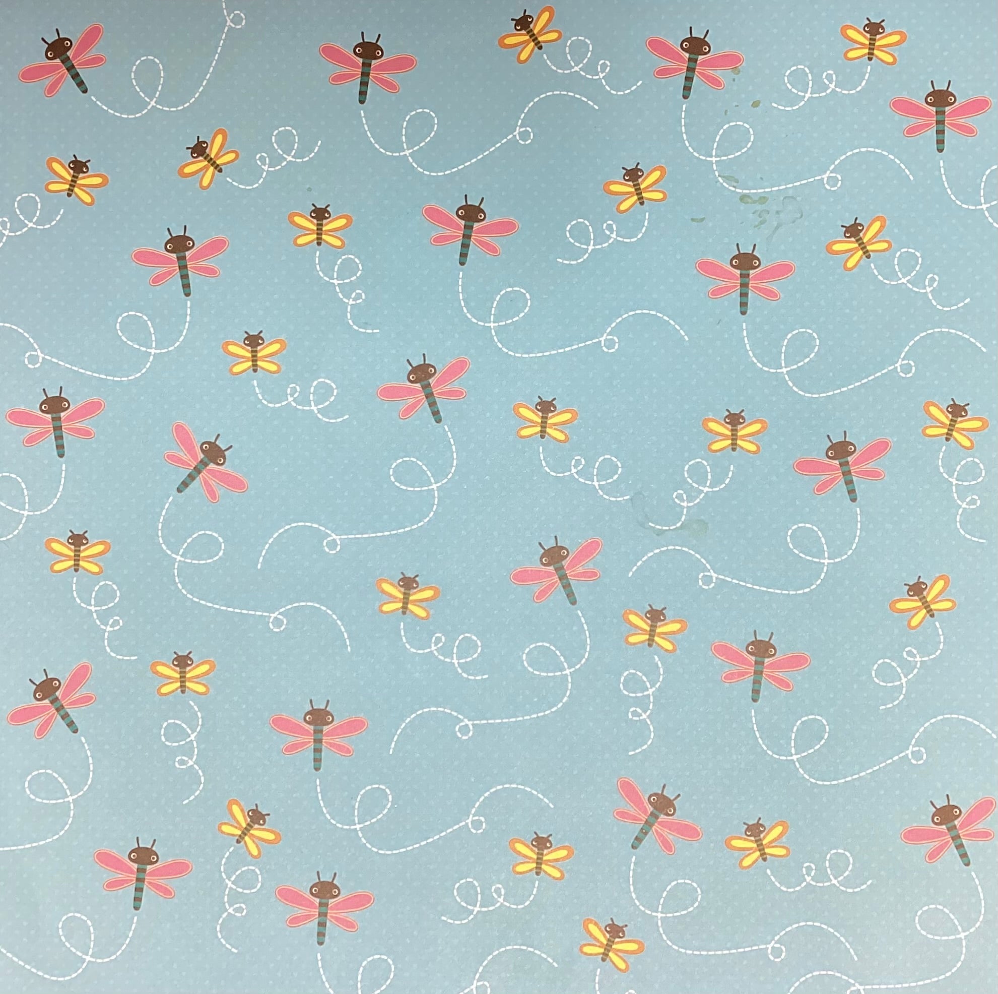 The Paper Studio BUGS & BUTTERFLIES FLIGHT PATH 12”X12” Scrapbook Paper