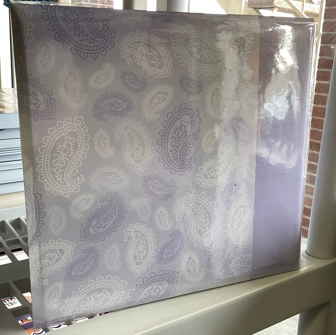 LAVENDER PAISLEY 12”X12” Postbound Scrapbook Album