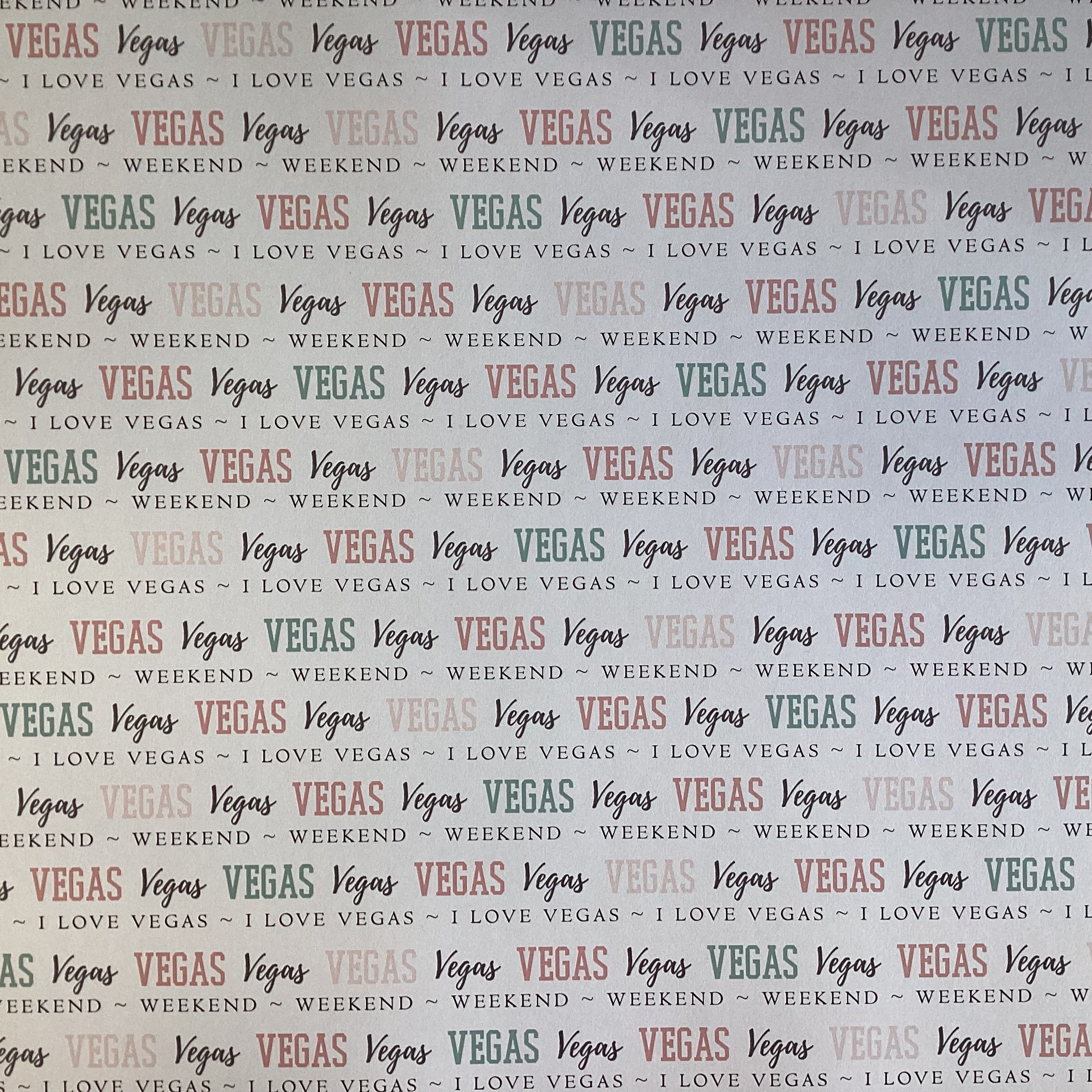 VEGAS Double Sided Pride 12x12 Scrapbook Paper