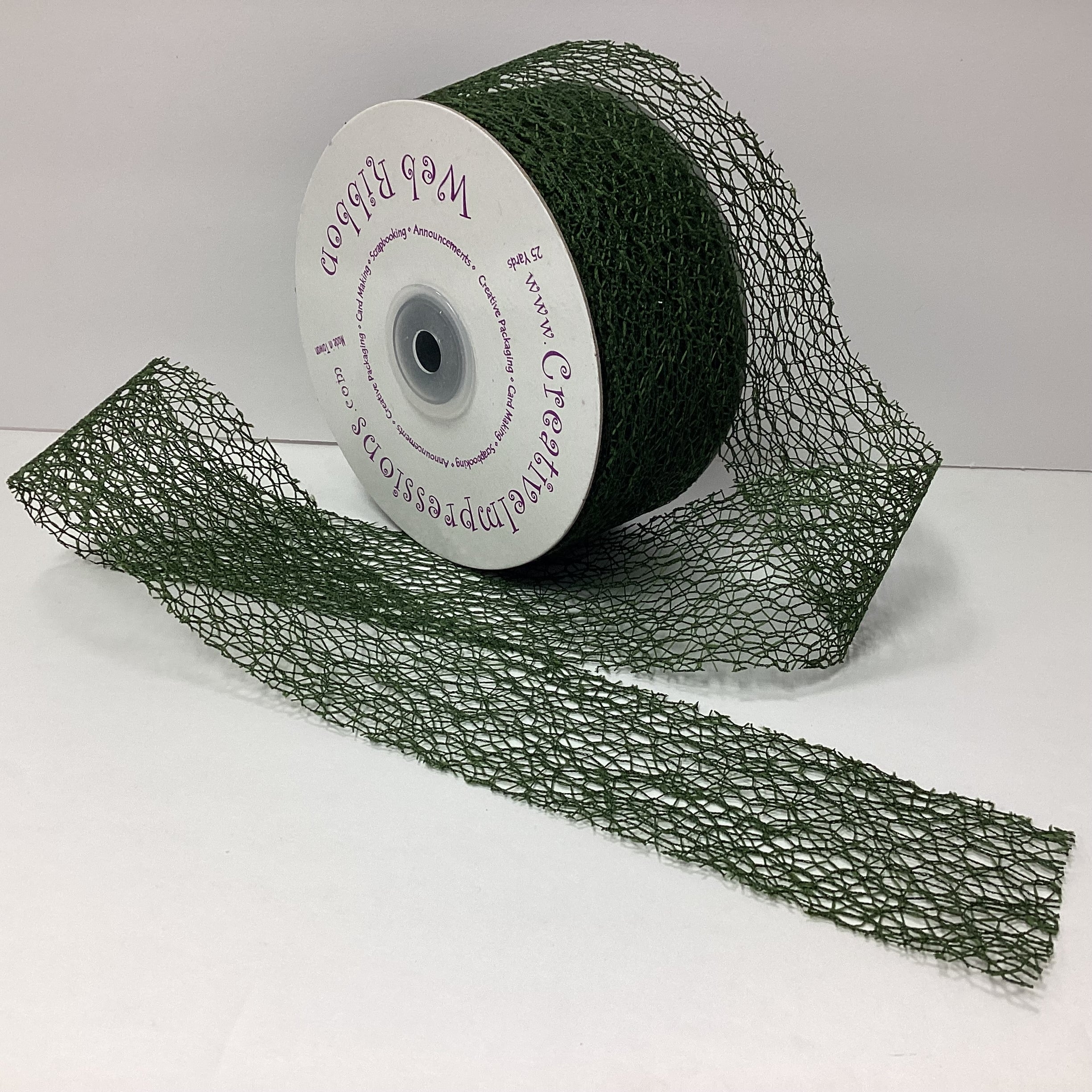 Creative Impressions 2" MESH WEB RIBBON 1 yard yd