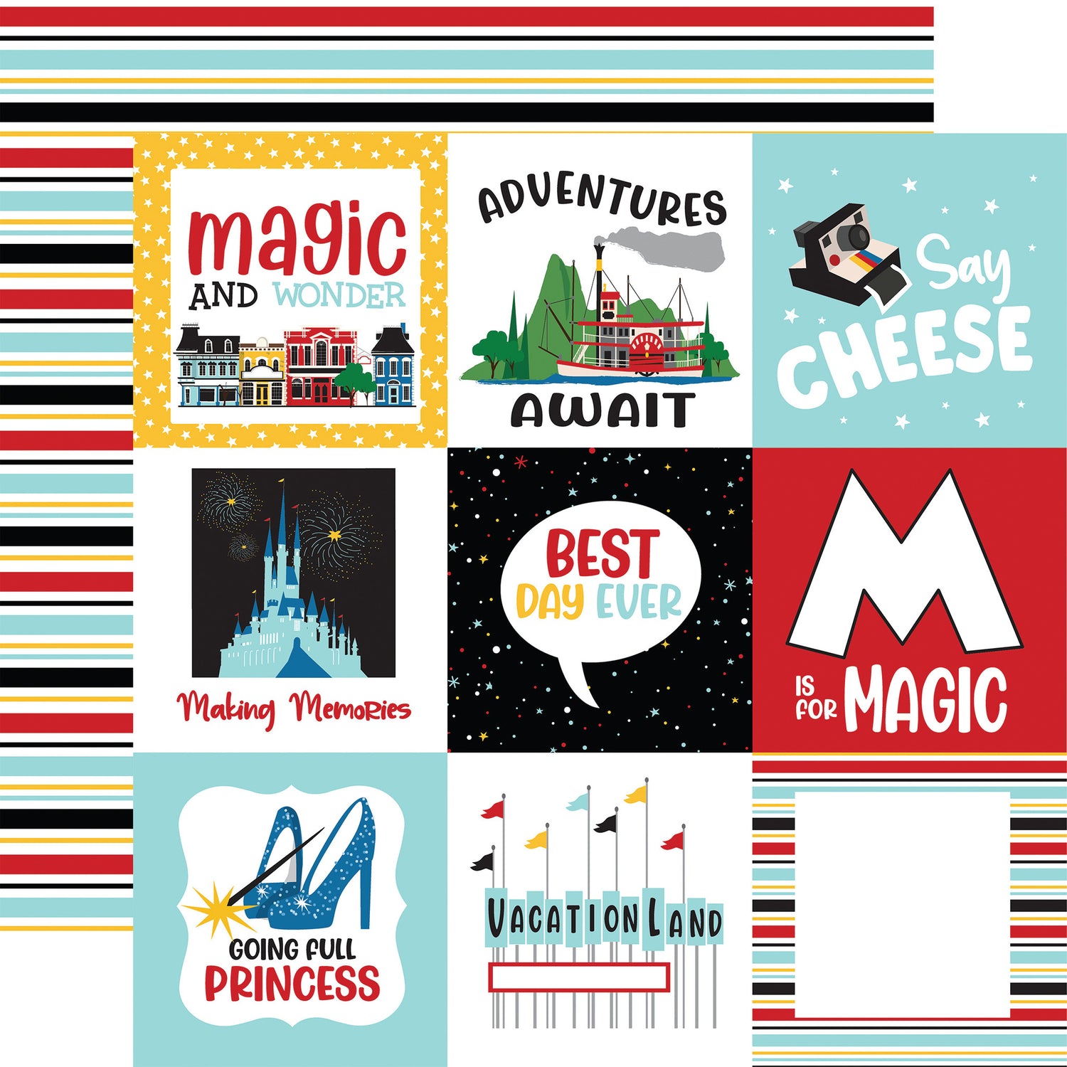 Carta Bella BELIEVE IN MAGIC 12"X12" Scrapbook Paper