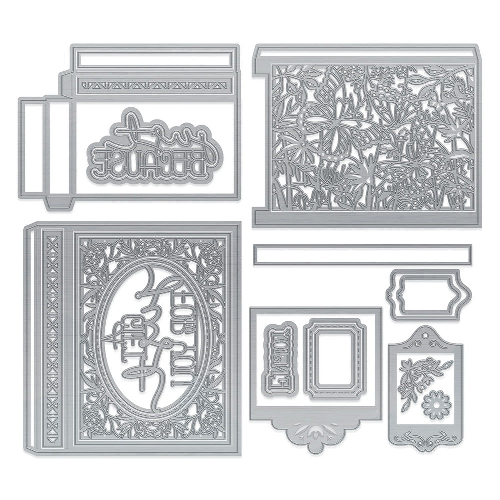 Tonic Studios DOUBLE DELIGHT MAGIC SLIDING Box Die Set